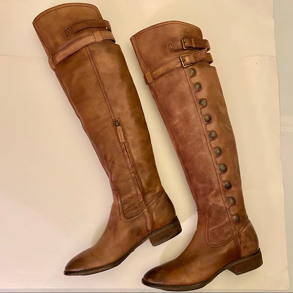 Sam Edelman Shoes - SAM EDELMAN BOOTS PIERCE Over the Knee Brown 8.5